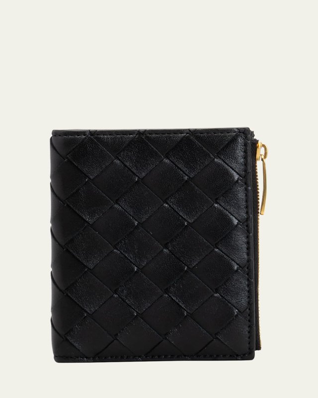 Small Bifold Zip Wallet